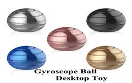 5 couleurs Gyroscope Ball Bourse Toy Vortecon Kinetic 4,5 cm Soulagement de contrainte Aluminium Alloy Toys Itemts CCA11429-B 60PCS3964102