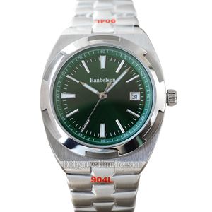 5 kleuren herenhorloge japan 8215 automatisch uurwerk saffierglas horloges lichtgevende groene wijzerplaat stalen kast horloges