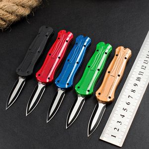 5 couleurs Mini OTF AUTO Knife 440C lame en acier, poignées en polymère, BM 3300 3310 3400 4600 EDC couteaux de poche outil tactique extérieur C07 A07