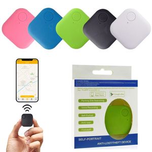 5 colores Mini inalámbrico Bluetooth 4.0 Rastreador GPS Alarma antipérdida iTag Dispositivo clave Grabación Buscador inteligente para ios Android Teléfono inteligente Coche Mascota Vehículo seguimiento perdido