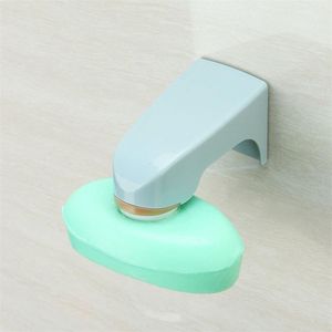 5 couleurs multi-fonction ménage magnétique stockage porte-savon boîte à savon plat plateau de rangement boîte mural support de rangement