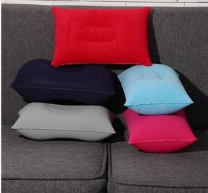 5 colores Portátil Mini Pillow Almohada Ultra Luz Air Cojín Inflable Para Recreación al aire libre Senderismo Almohada Suave