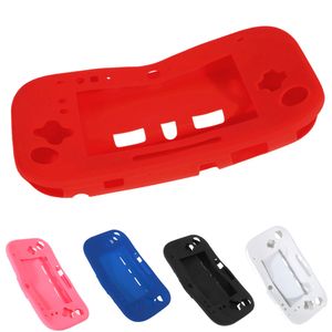 5 couleurs en caoutchouc souple silicone silicone étui de protection Shell pour Wii U Gamepad protecteur peau couverture DHL FEDEX EMS livraison gratuite