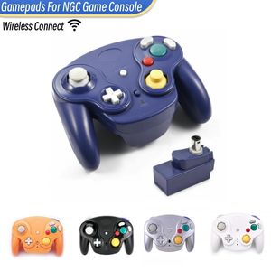 Contrôleur de jeu de jeu sans fil à 5 couleurs pour la console de jeu NGC avec adaptateur 24G GamePads Joystick GameCube Video Game Console 240418