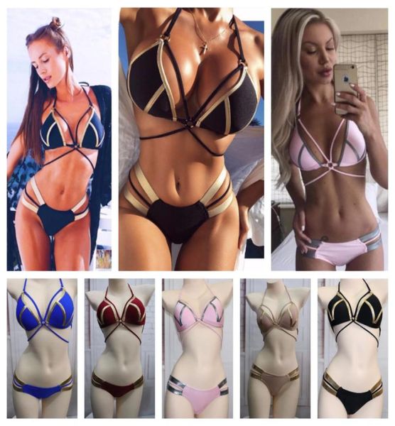 5 couleurs femmes Sexy un ensemble 2 pièces sous-vêtement bikini dames maillot de plage été vêtements de plage un ensemble soutien-gorge vêtements de natation8084069