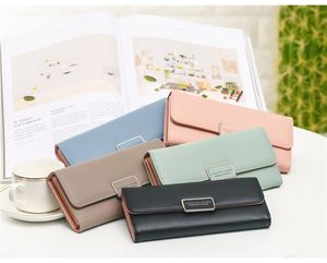 5 couleurs portefeuille pour femmes à fermeture éclair femelle portefeuille portefeuille de la carte de mode poche