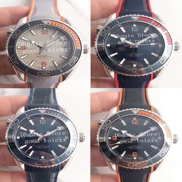 5 couleurs hommes automatique Miyota Cal 8900 montre planète hommes plongée 600m Bond 007 spécialités maître lunette en céramique bleu noir orange Wa278h