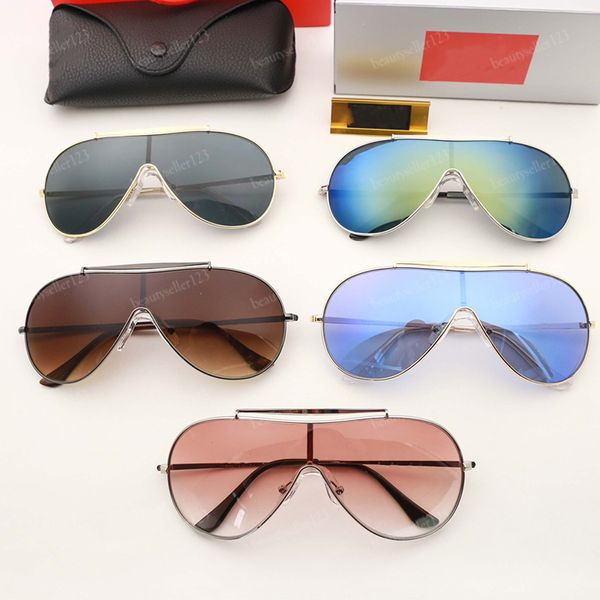 Gafas de sol de 5 colores Luxury Sol Diseñadores Top Reyeglass Glass Glass Driving Beach Eyewear Eyeglasses de deportes al aire libre Ojos de protección al por mayor