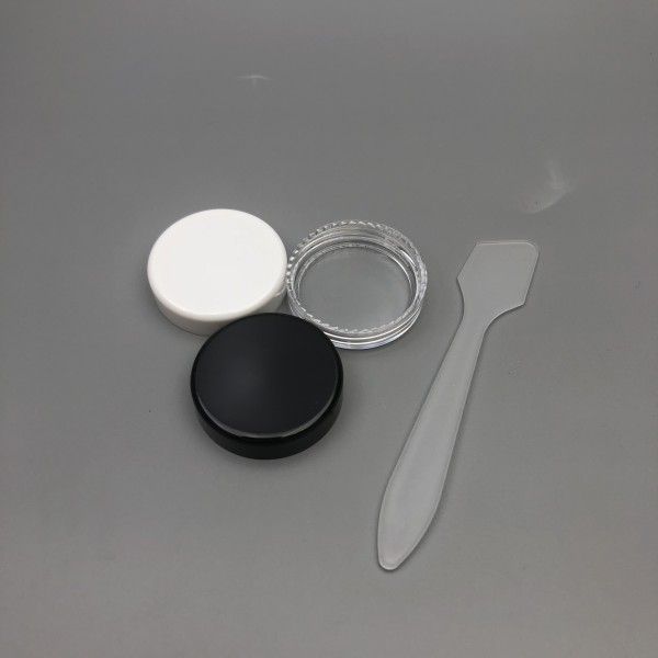 Frascos de plástico de 5 gramos, tarros de 5 ML, contenedores de cosméticos, contenedor vacío de muestra, contenedores rellenables de plástico transparente, tapas con tapa de rosca