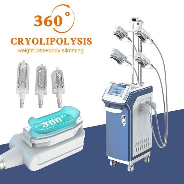 5 Handles Cryo 360 Slimming Machine Professional Fat Freeze Cryolipolyse Cryolipolyse cryothérapie Réduction du poids Salon Beauty Salon