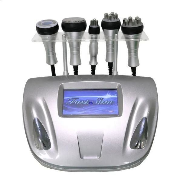 Máquina ultrasónica de cavitación 5 en 1 40K, máquina de adelgazamiento corporal al vacío por radiofrecuencia RF, dispositivo de belleza para cara y cuerpo