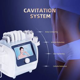 Máquina de cavitación ultrasónica 5 en 1 40K, radiofrecuencia, vacío, Estiramiento facial, estiramiento de la piel, máquina de adelgazamiento corporal RF