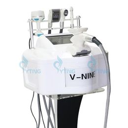 5 in 1 40K Cavitatie Vacuüm Roller RF V9 Afslanken Machine Vetverbranding Lichaam Sculptuur Gezicht Lifting Lymfedrainage