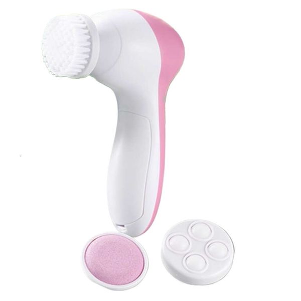 5 pouces 1 batterie rotatif nettoyage pour le visage brosse étanche pour le visage étanche nettoyage de la machine massage massage outils de soins de la peau cepillo de limpieza giratorio facial a batéria