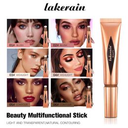 5-in-1 Beauty Stick: Highlight, Contour, Blush, Conceal Brighten - Langdurige, gemakkelijk te dragen make-up voor de ogen en het gezicht