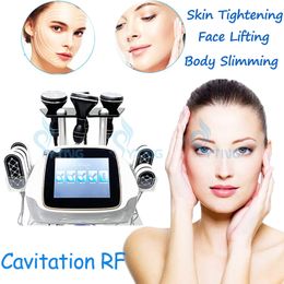 5 dans 1 cavitation RF vide Lipo Laser Machine de formation du corps Face à la peau Resserrer l'élimination des graisses Réduction de cellulite