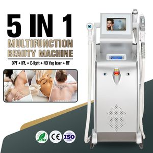 5 in 1 CE Goedgekeurd Elight Pigmentatie Verwijdering IPL Ontharing Rf Huidverstrakking Face Lift Anti-aging machine