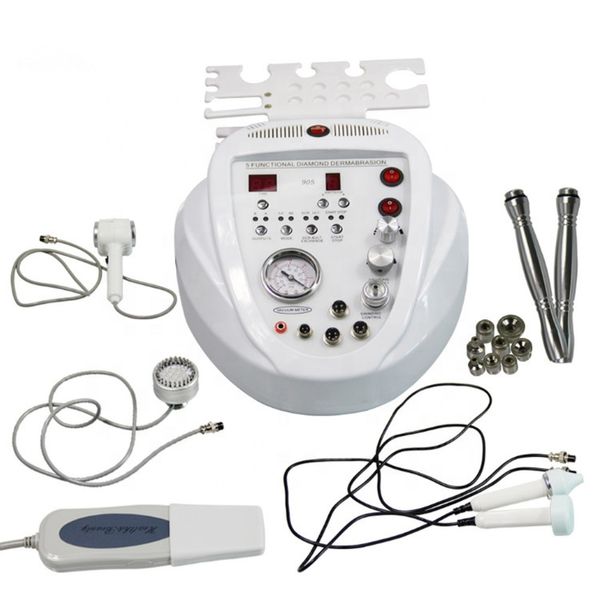 NV-905 5 en 1 Equipo de belleza multifuncional Diamond Microdermabrasion Vacío Spray Microdermabrasion Machine Eliminación de cicatrices Cuidado de la piel Acné con CE