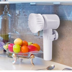 Cepillo de mano 5 en 1 para bañera, cocina, baño, cepillo de limpieza eléctrico, lavado, inodoro, bañera, herramientas para el hogar, práctico y práctico