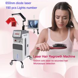 5 in 1 nieuw haar hergroei diode laser haargroei lasermachine voor haarverliesbehandeling