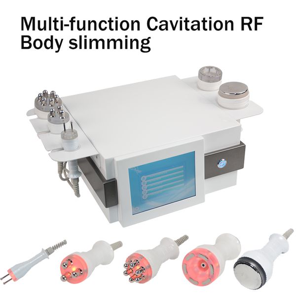 5 en 1 RF cavitation amincissant la machine vente radiofréquence équipement de serrage de la peau