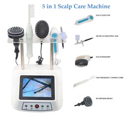 5 In 1 hoofdhuidzorg Anti-haar verlies Machine Schakhalpanalyse Behandeling Haargroeitherapie Machine voor haarkliniek Spa Salon