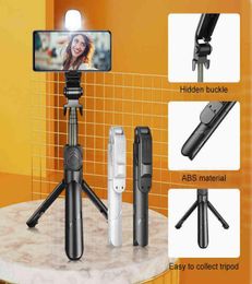 Trépied Stick Selfie 5 sur 1 avec télécommande légère pour le support de stabilisateur Bluetooth sans fil mobile pour le téléphone iPhone Samsung H1101425945