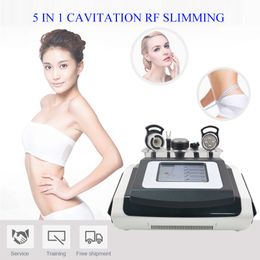 5 in 1 Ultrasone Cavitatie Gewichtsverlies Afslanken Machine ultrasone RF Vacuümvet Verminder Cellulitis Removal Home Use