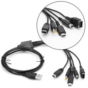 5 in 1 USB-oplaadkabel voor Nintendo GBA SP voor Wii U 3DS NDSL XL DSI PSP-oplaadkabels