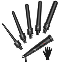 Fer à friser professionnel 5 en 1, ondulation à sertir pour outils de coiffure, pince à sertir 9-32mm