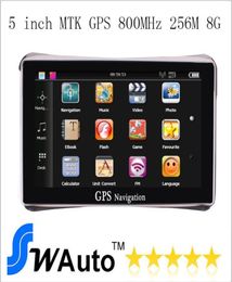 5 inch Auto GPS Navigator Navigatiesysteem 256M 8G FM Transmit IGO Kaarten EuropaUSA Kaarten Truck Maps9507562