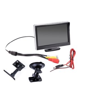 5 Inch Auto Video Monitor 800x480 Scherm met 2 Weg Video Input TFT LCD HD Digitale voor Achteruitrijcamera Parking Backup Reverse