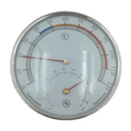 5-inch Dial Thermometer Hygrometer Aluminiumkoffer voor saunaruimte