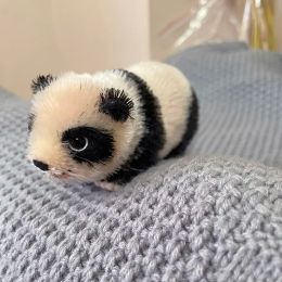 5 inch full body siliconen panda schattige levensechte panda herboren panda