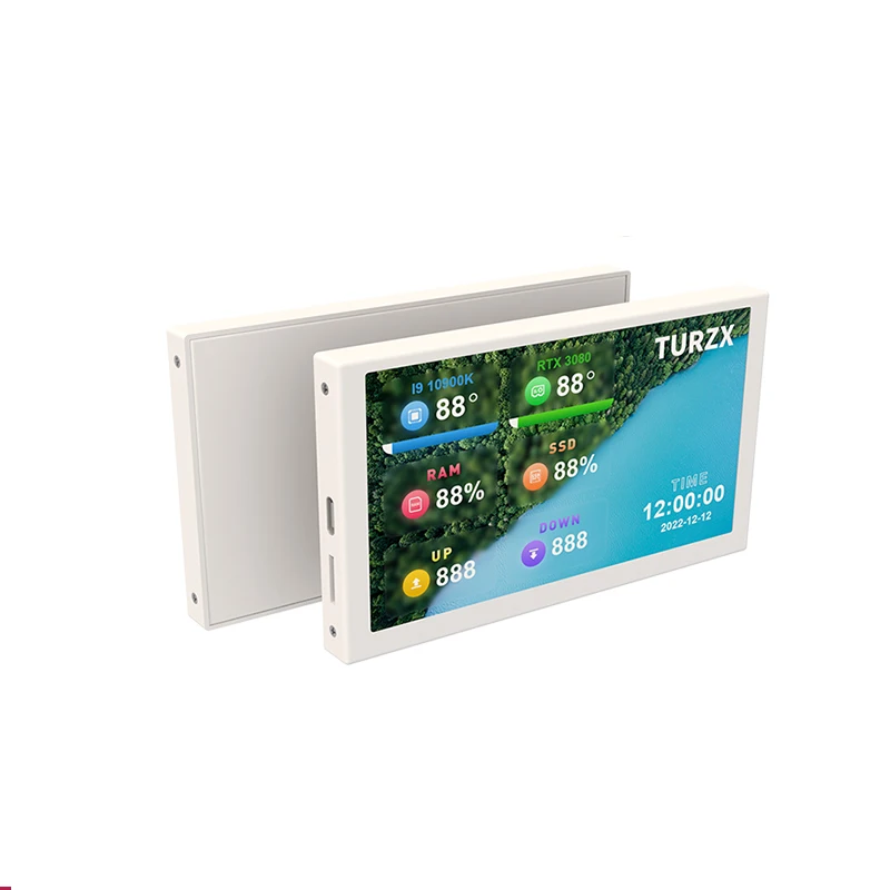 5-calowy IPS typ-C Komputer wtórny Monitor LCD Wyświetlacz Wyświetlacz USB Dynamiczny Wyświetlacz Sub-ekran