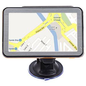 Cartes multifonctionnelles de guidage vocal d'écran tactile TFT de navigation GPS de véhicule de 5 pouces