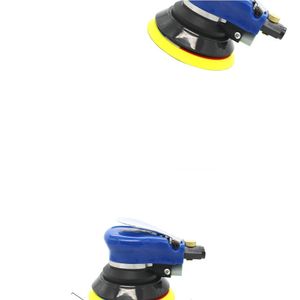 5 Inches 10000RPM Max Pneumatic Air Sander Car Polisher Paint Care Tool Polishing Machine Electric Woodworking Grinder Polisher