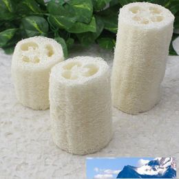 5 pulgadas Natural aplanar Loofah plato cepillo de limpieza lavavajillas bola lavado esponja esponja baño ducha herramienta AAA990