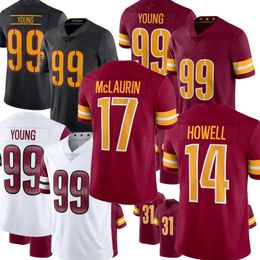 5 Jayden Daniels Bobby Wagner Austin Ekeler Jeremy Chinn Chinn Emmanuel Forbes Jersey Terry McLaurin Brian Robinson Jr. Commandanten Jahan Dotson voetbaltruien