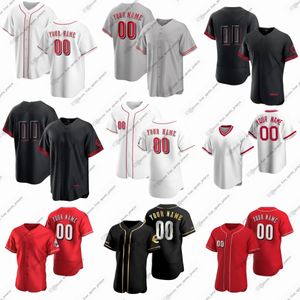 5 Bench Johnny Jerseys de baseball Joey Votto Ken Griffey Jr. Barry Larkin Joe Morgan Tyler Stephenson Jonathan India Elly de la Cruz Hunter Greene Jeimer Candelario