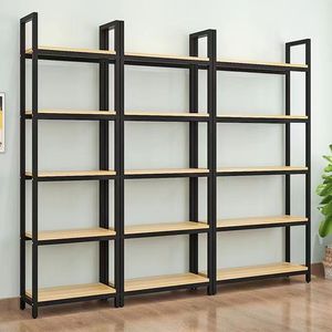 5 layer beautiful boutique shelf floor multi-layer steel and wood shelves multi-functional shelves cosmetics display rack home display rack