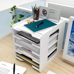 5 lagen multifunctionele document Trays File Papepr Letter Holder Statoreringen Opslag Waterdichte bureau Organisator Kantooraccessoires