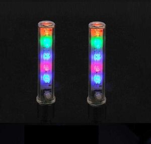 5 LED 8 modo ajustable Bicicleta Rueda de bicicleta Neumático Tapa de válvula Radios Lámpara de luz de neón bicicleta Coche auto motocicleta luces de gas Accesorios al por mayor