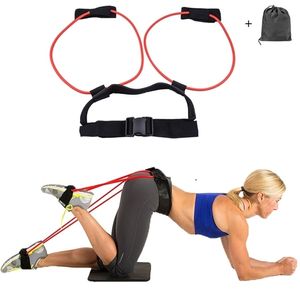 Bandes de butin élastiques de yoga à 5 niveaux Ajustez la ceinture de résistance de la pédale Fesses Taille Jambes Force musculaire Entraînement d'agilité Entraînement Crossfit 220216