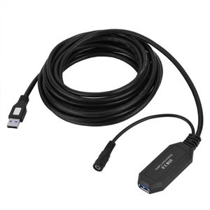 Livraison gratuite 5 mètres Super vitesse jusqu'à 5 Gbit/s USB 3.0 Type A mâle à femelle câble d'extension actif pour caméra PC