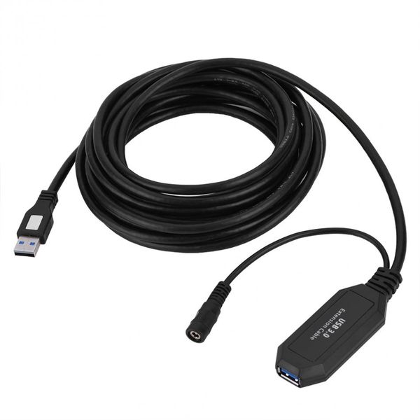 Envío gratuito 5 metros Super velocidad hasta 5 Gbps USB 3.0 tipo A macho a hembra Cable de extensión activo para cámara de PC