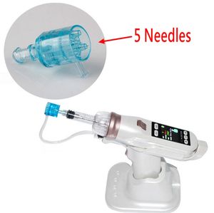 5 Naalden Negatieve drukcartridge voor EZ Vacuum Mesotherapie Gun Micro Naald Systeem Water Meso Injectie Gezicht Whitening CE