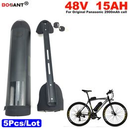 5 pçs / Lote 13 S 48 V 15AH Bateria de Iões de lítio bicicleta elétrica e moto-bateria para bafang 1200 W motor + 2A Carregador frete gromtis