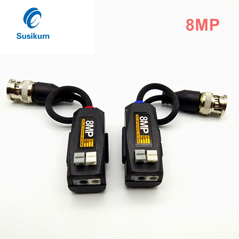 5 Pairs 4K Spliced CCTV Camera Passive Video Balun Transmission Twisted Pair Transmitter for 2MP 5MP 8MP AHD Camera