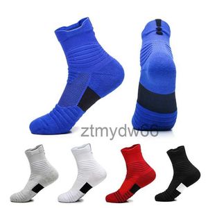 5 pares de calcetines deportivos para hombre, calcetines de compresión deportivos gruesos acolchados para baloncesto, calcetines de tubo medio ZV54